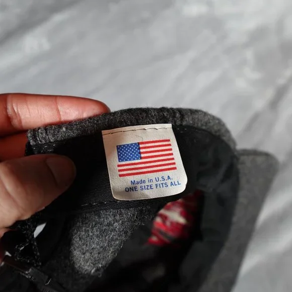 Vintage DKNY Donna Karan Strap Back Hat Cap Mens Large Wool Made In USA 90s - Picture 4 of 6